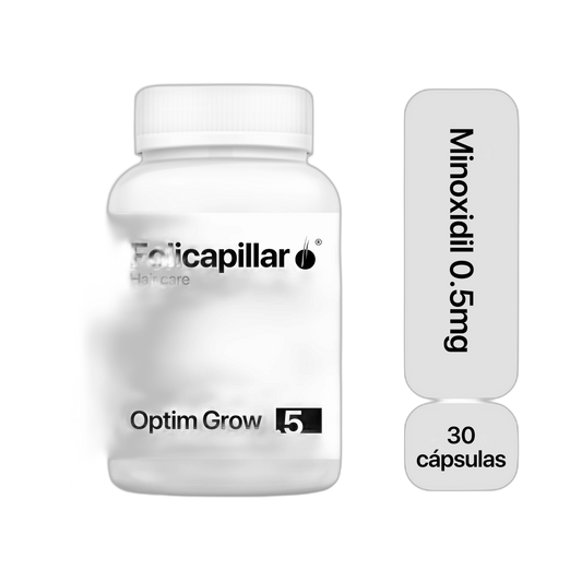 FOLICAPILLAR Minoxidil 0.5mg | 30 cápsulas (fondo limpio)