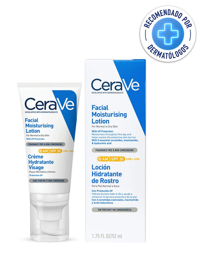 CERAVE Loción hidratante de rostro fps30 52ml