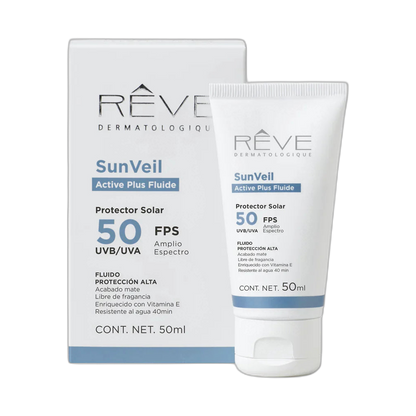 RÉVE SunVeil active plus fluide 50ml (fondo limpio)