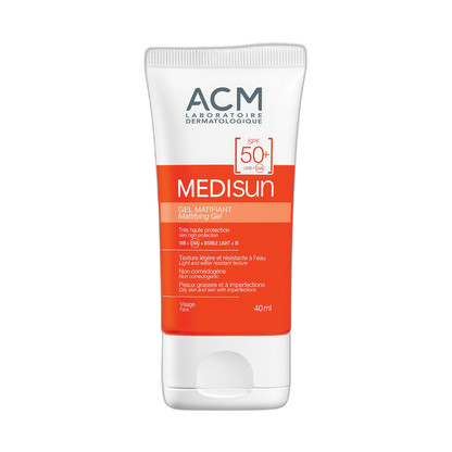 ACM MEDISUN Gel matificante spf50+ 40ml (fondo limpio)