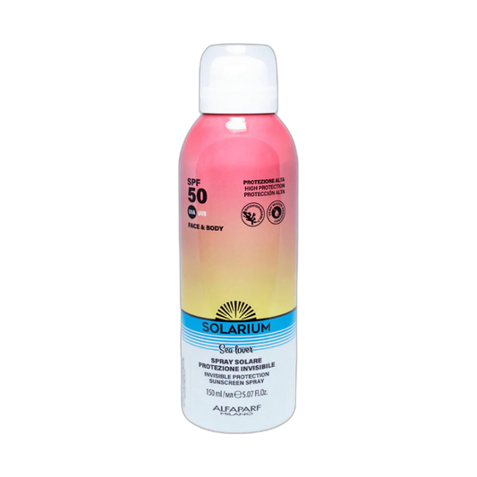 SOLARIUM fps50 Invisible protection sunscreen spray 150ml (fondo limpio)
