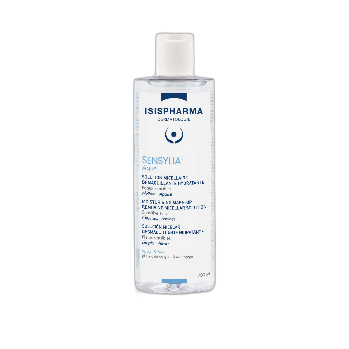 ISISPHARMA SENSYLIA Aqua solución micelar 400ml (fondo limpio)