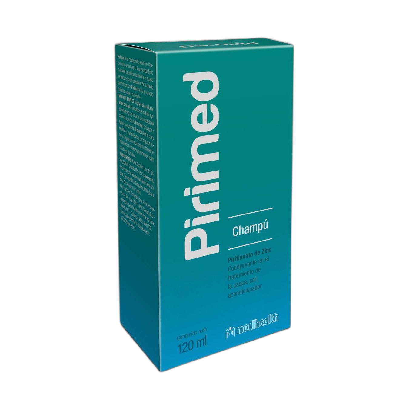 PIRIMED Shampoo 120ml (fondo limpio)