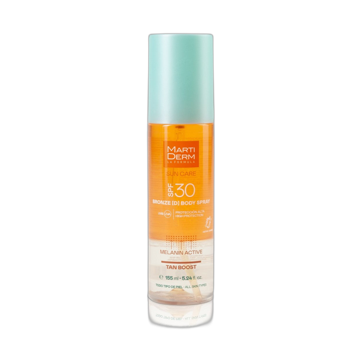 MARTIDERM Spray corporal bronceado spf30 150ml (fondo limpio)