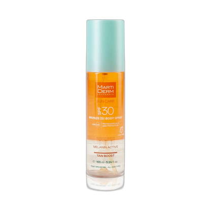 MARTIDERM Spray corporal bronceado spf30 150ml (fondo limpio)