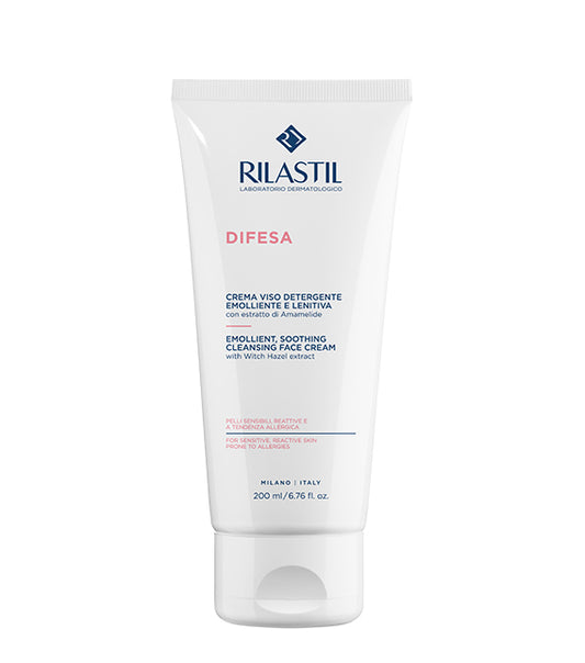 RILASTIL DIFESA EMOLLIENT, SOOTHING CLEANSING FACE CREAM 200ML