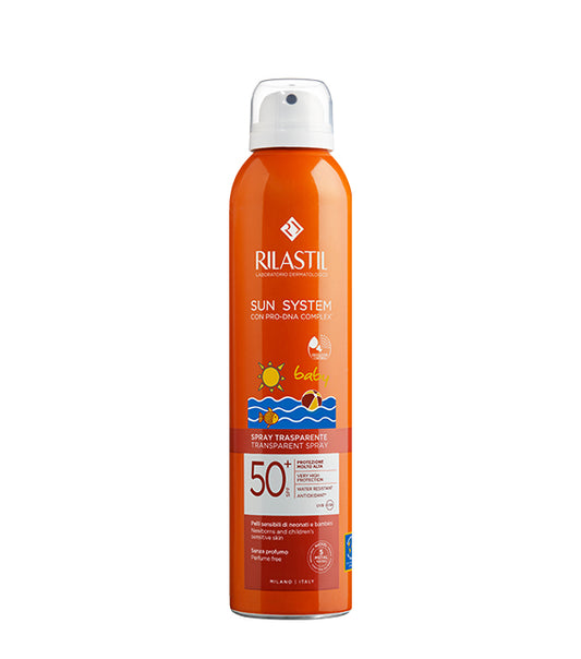 RILASTIL TRANSPARENT SPRAY BABY AND CHILDREN'S SENSITIVE SKIN SPF50+ 200ML
