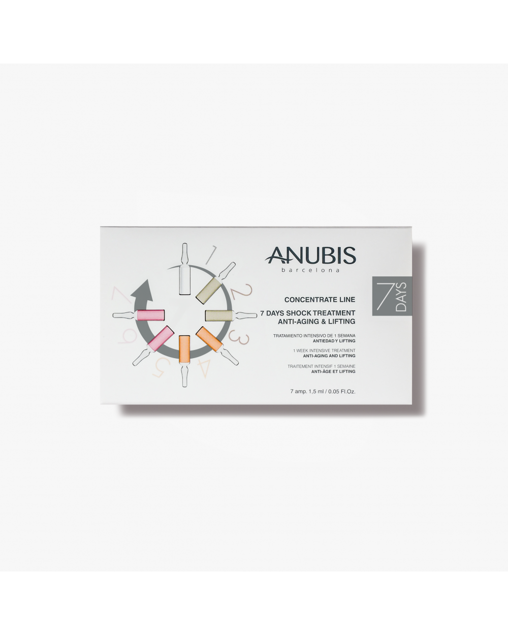 ANUBIS 7 Days Shock Treatment Anti-aging & Lifting 7 amp x 1.5ml
