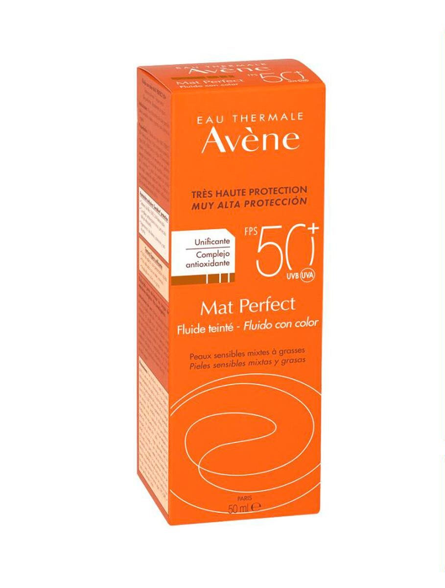 AVENE Mat perfect con color fps50+ 50ml