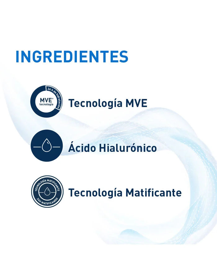 CERAVE Gel-crema hidratante para piel grasa 52ml