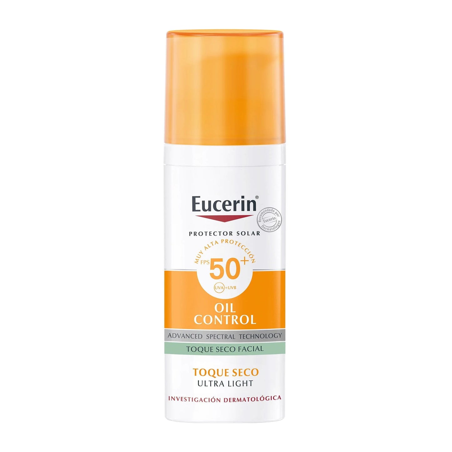 EUCERIN Sun face oil control SPF50+ 50ml Toque seco