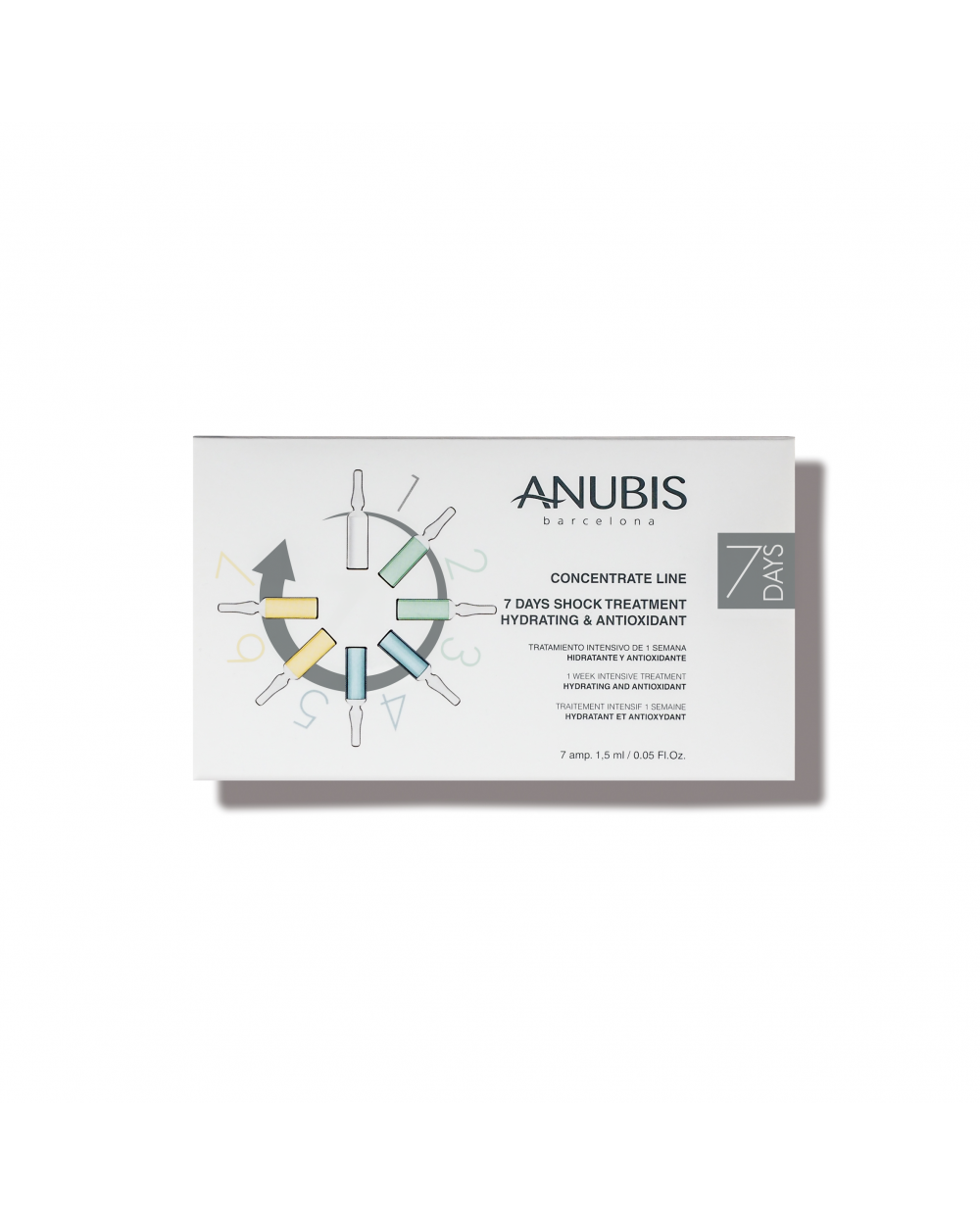 ANUBIS 7 Days Treatment Hydrating & Antioxidant 7 amp x 1.5ml