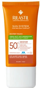 RILASTIL SUN SYSTEM WATER TOUCH ANTI-BLEMISH MATT CREAM SPF 50+ 200ML
