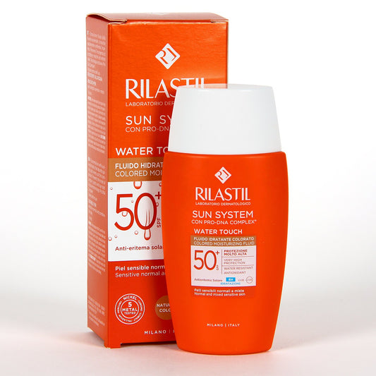RILASTIL SUN SYSTEM WATER TOUCH COLORED MOISTURIZING FLUID SPF 50 50ML