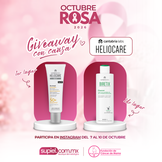 🎀 GIVEAWAY CON CAUSA | OCTUBRE ROSA 2026 🎀