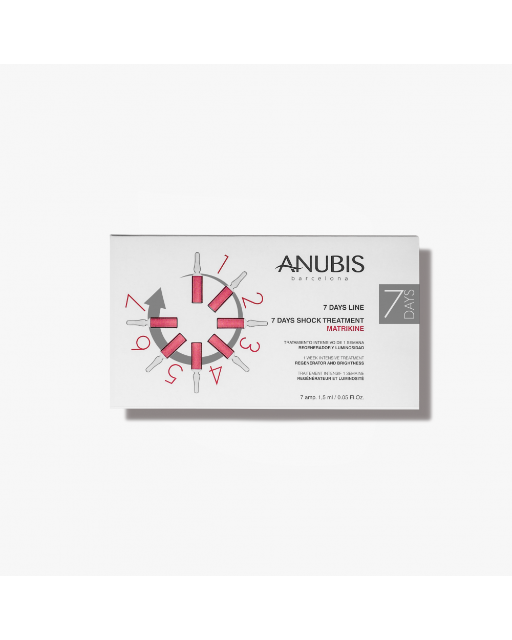 ANUBIS 7 Days Shock Treatment Matrikine 7 amp. x 1.5ml